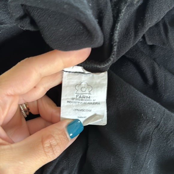 Farm rio black skirt asymmetrical - Picture 7 of 9